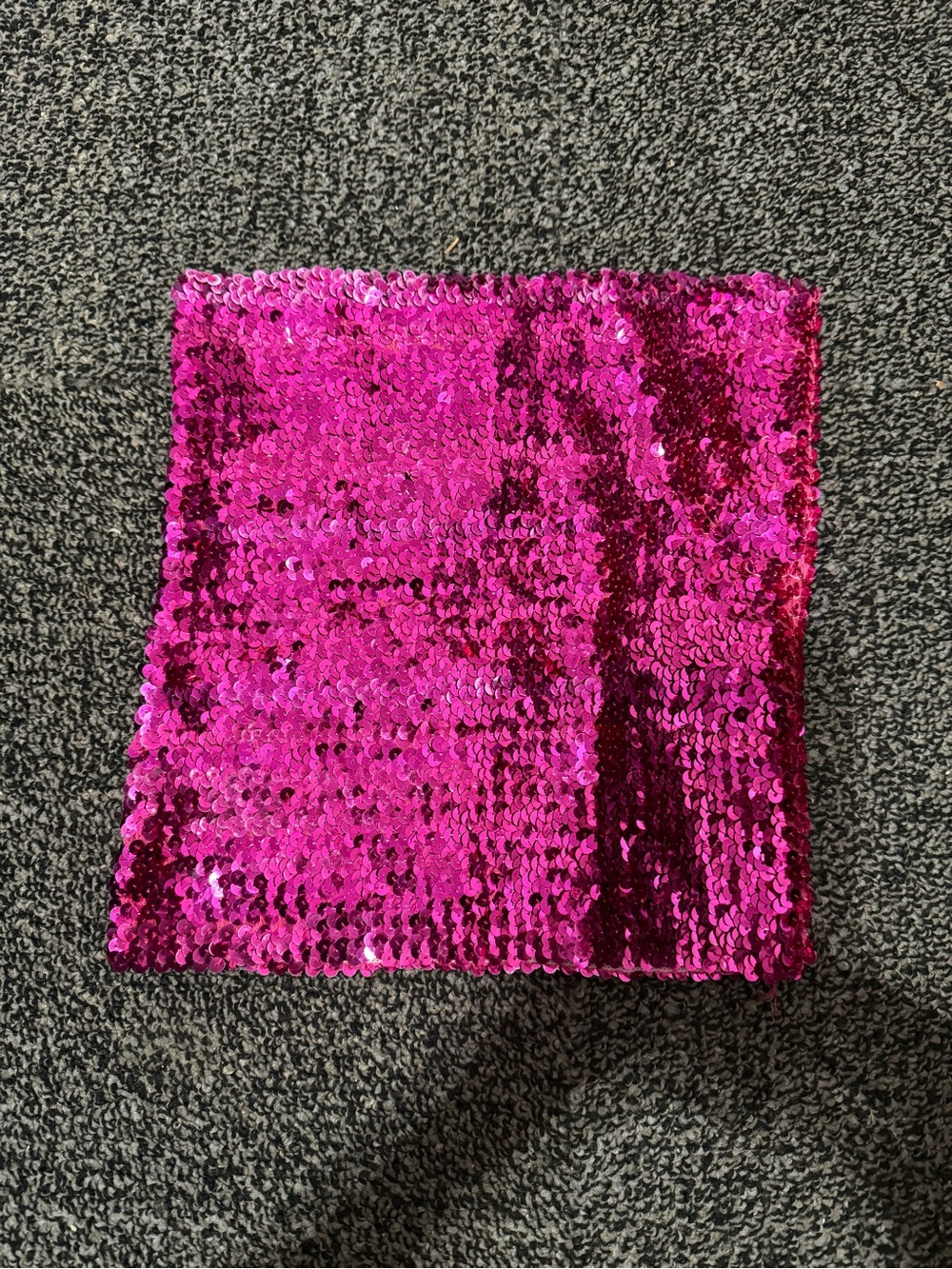 Source Unknown Hot Pink Sequin Tube Top